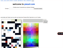 Tablet Screenshot of piexel.com